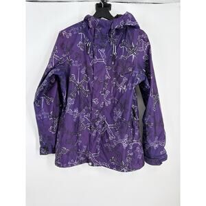 Y2K Volcom AOP Nimbus Ski Jacket Women’s Size Small Outdoor Casual